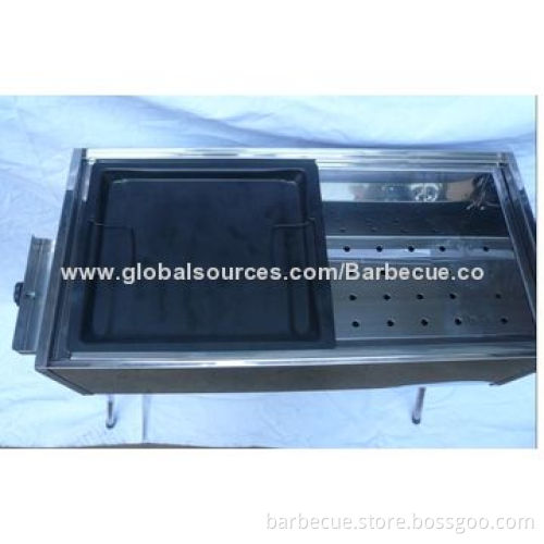 Foldable BBQ Grill, Ash Tray, Made of Stainless Steel, Easy to Clean